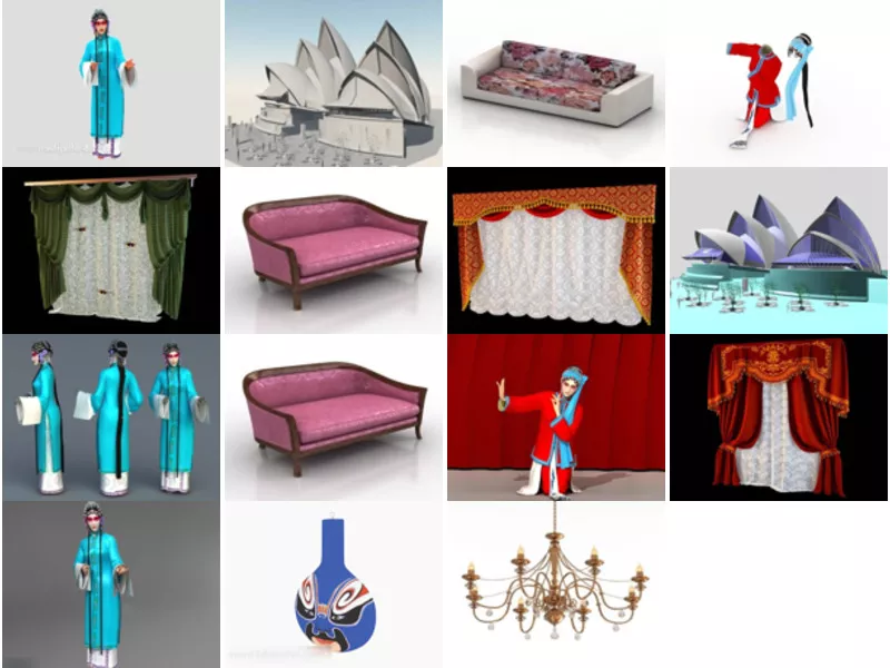 Top 15 Opera 3D Models Newest 2022