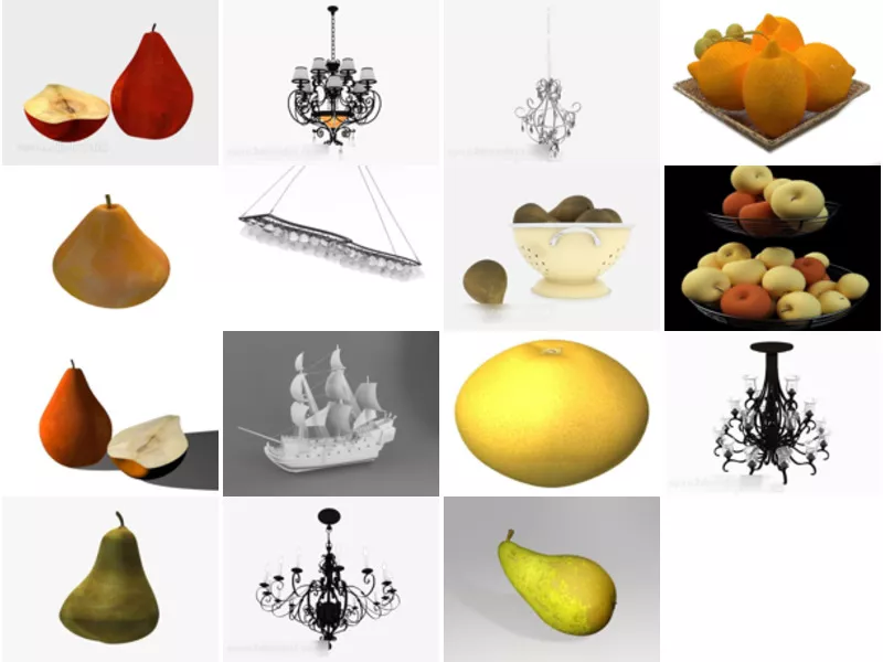 Top 15 Pear 3D Models for Rendering Most Recent 2022