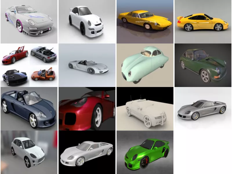 Top 15 Porsche 3D Models for Free Most Recent 2022