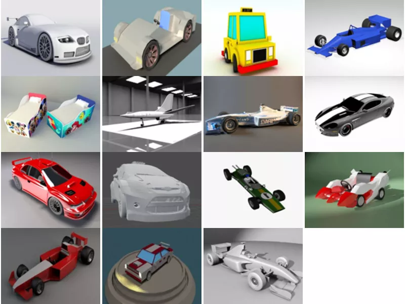 Top 15 Race 3D Models Latest 2022