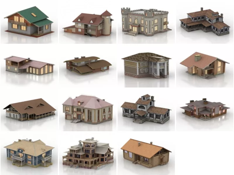 Top 15 Residential House 3D Models for Rendering Newest 2022