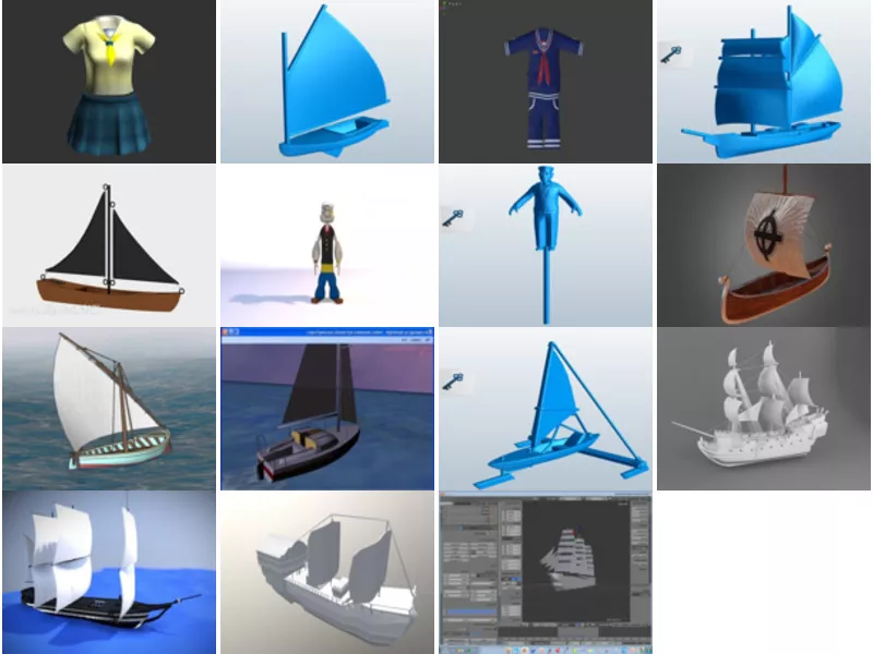 Top 15 Sailor 3D Models Most Recent 2022