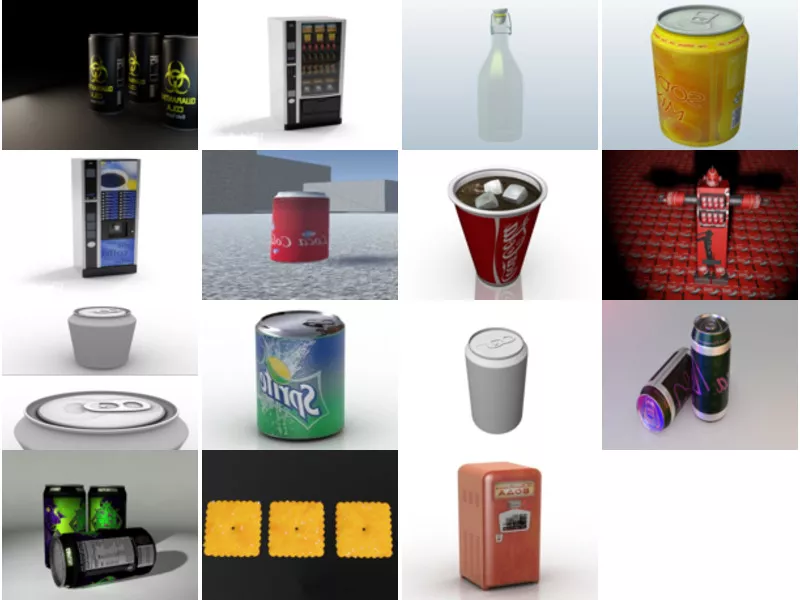 Top 15 Soda 3D Models Most Recent 2022