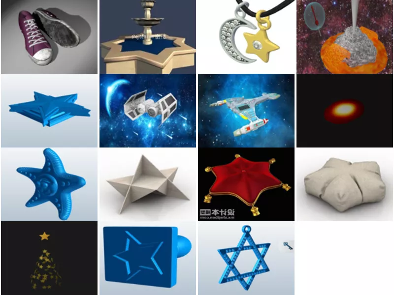 Top 15 Free 3D Star Models for Free Newest 2022