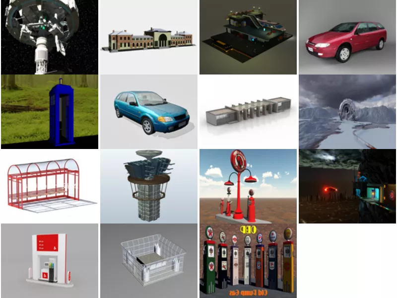 Top 15 Free 3D Station Models for Design Latest 2022