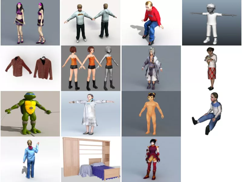 Top 15 Teenage 3D Models Most Recent 2022