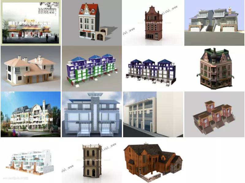Top 15 Townhouse 3D Models Resources Newest 2022