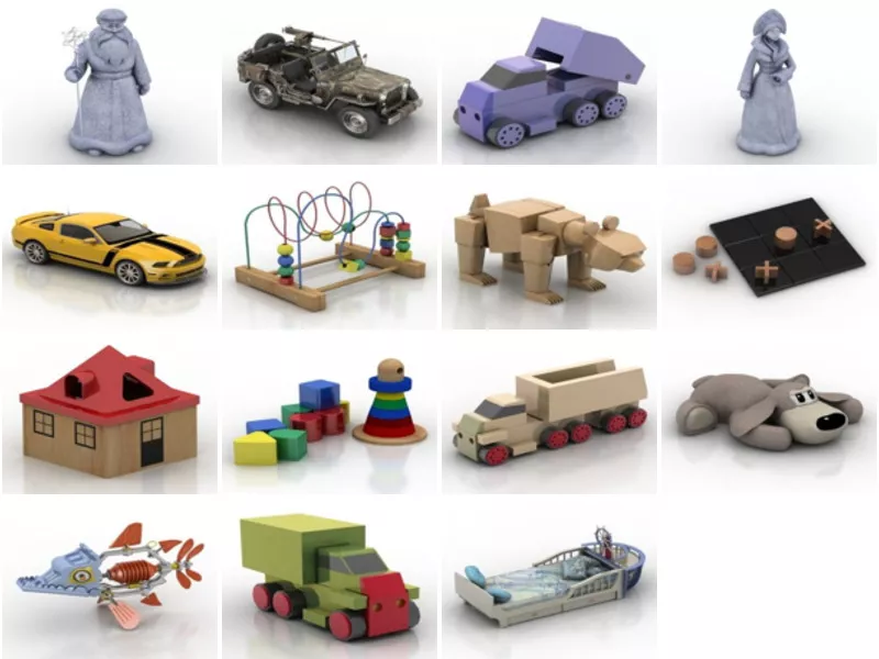 Top 15 Free 3D Toy Models Resources Latest 2022