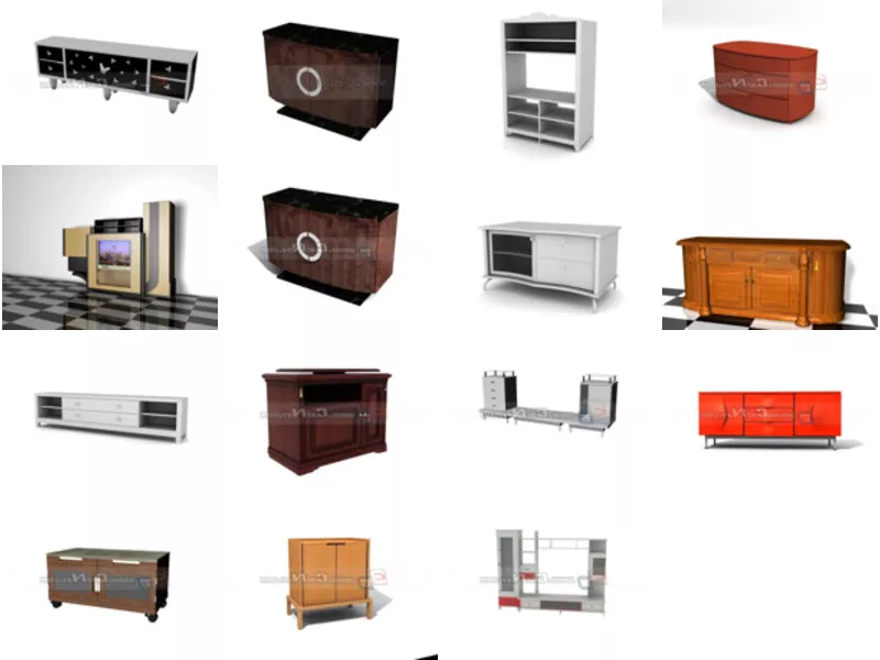Top 15 Tv Cabinets 3D Models Resources Latest 2022