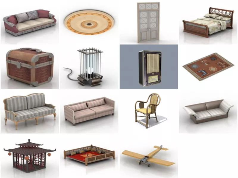 Top 15 Free 3D Vintage Models for Design Most Recent 2022