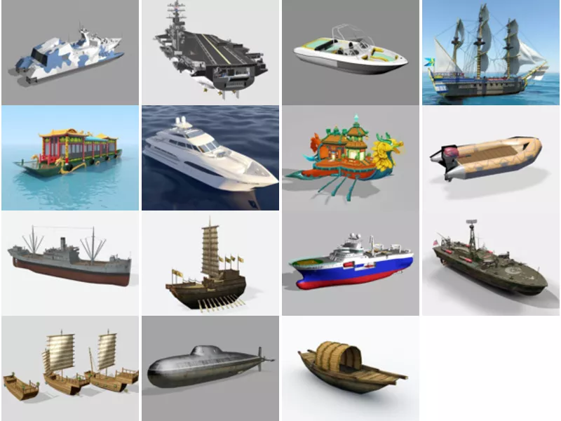 Top 15 Water Ship 3D Models Most Recent 2022