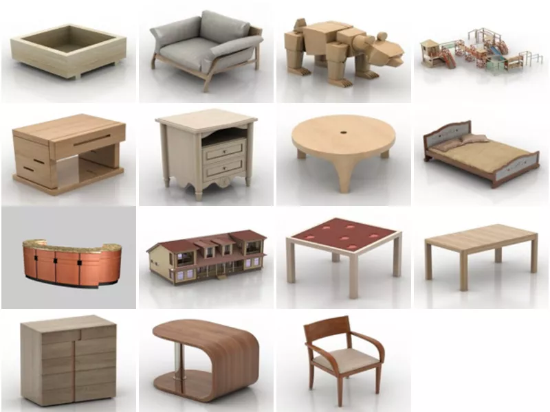 Top 15 Free 3D Wooden Models Stuff Newest 2022