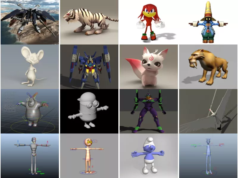 Top 16 Animation Characters 3D Models for Rendering Newest 2022