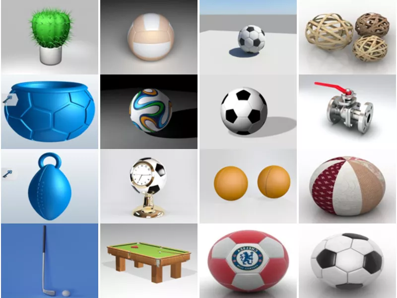Top 16 Free 3D Ball Models Stuff Newest 2022