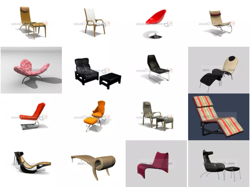 Top 16 Chaise Lounge 3D Models Latest 2022