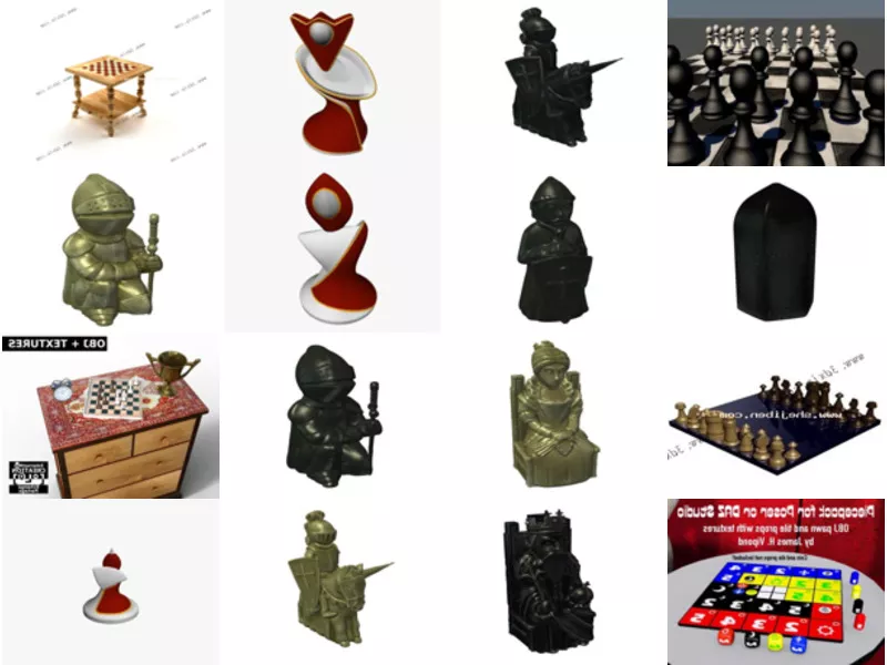Top 16 Chess 3D Models Resources Latest 2022