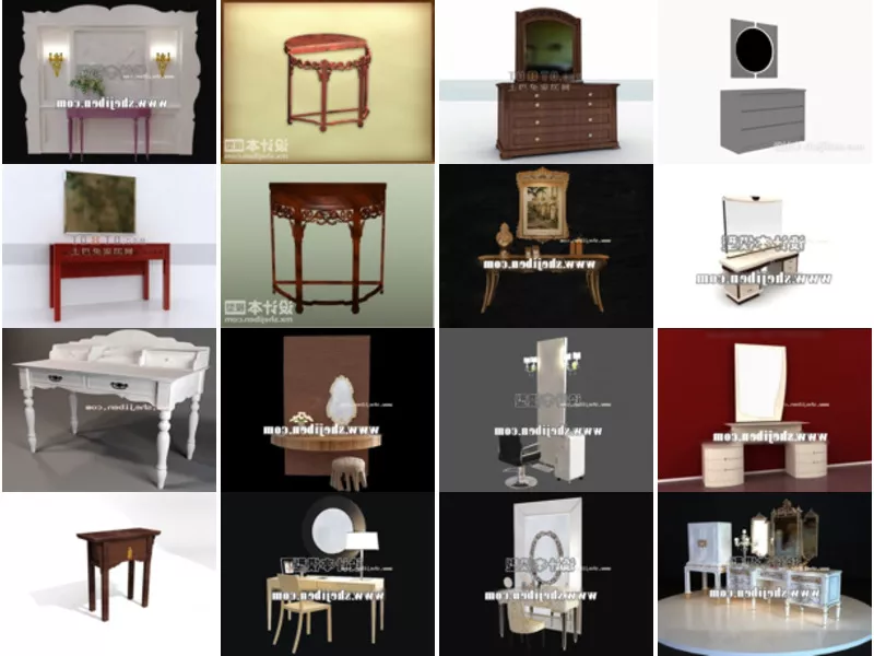 Top 16 Free 3D Dresser Models Stuff Newest 2022