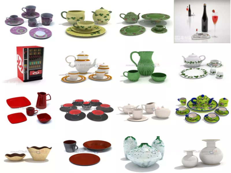 Top 16 Drinkware 3D Models for Free Most Recent 2022