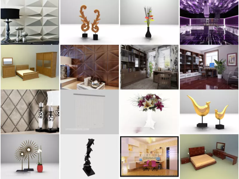 Top 16 Furnishing 3D Models Most Recent 2022
