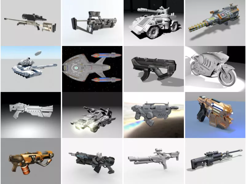Top 16 Free 3D Futuristic Models for Design Most Recent 2022