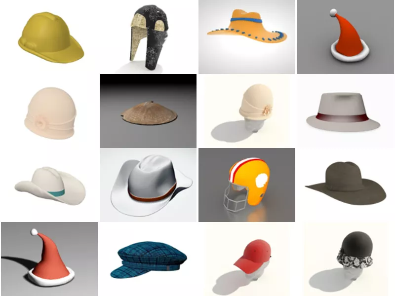 Top 16 Headwear 3D Models Latest 2022