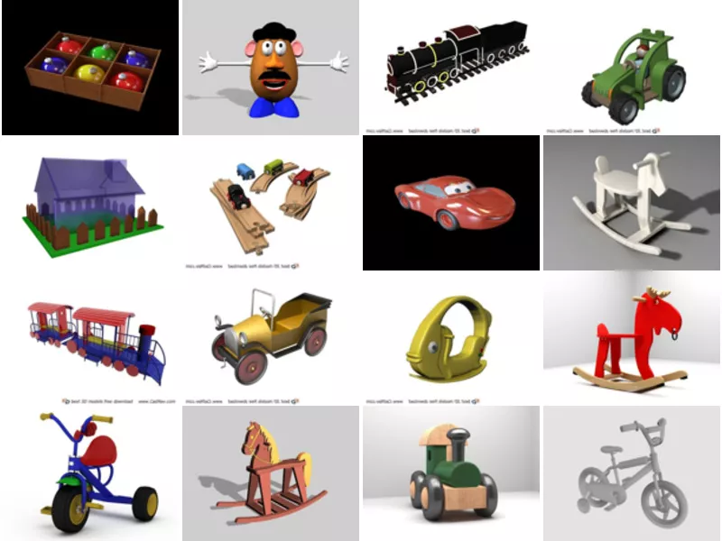 Top 16 Kids Toys 3D Models Stuff Newest 2022