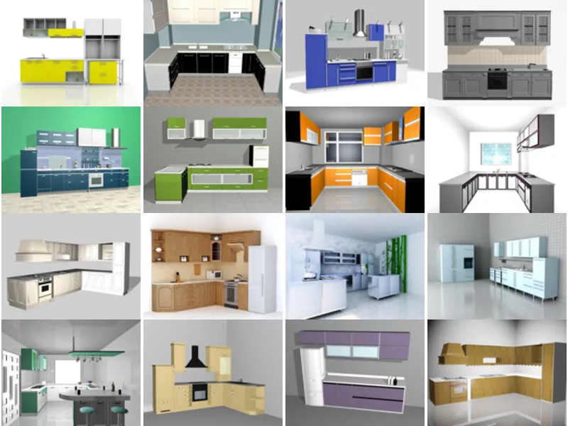 Top 16 Kitchen Designs 3D Models Resources Newest 2022