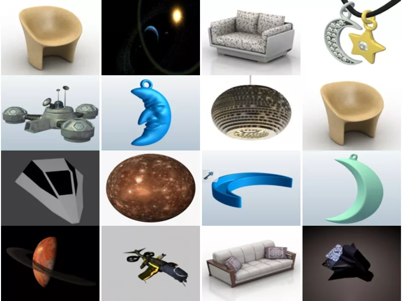 Top 16 Moon 3D Models Newest 2022