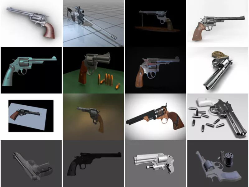Top 16 Revolver 3D Models Most Recent 2022