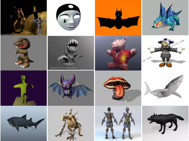 Top 16 Scary 3D Models Resources Latest 2022