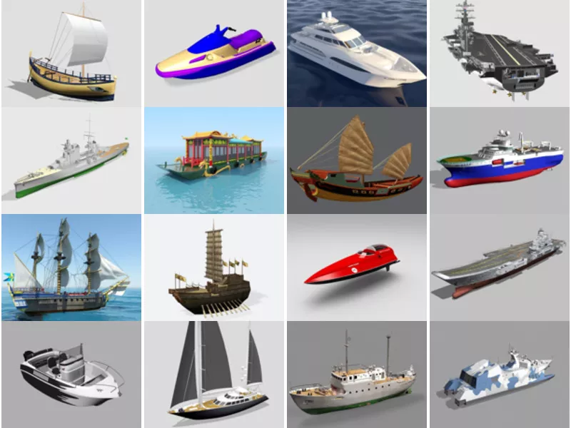 Top 16 Free 3D Ship Models Latest 2022