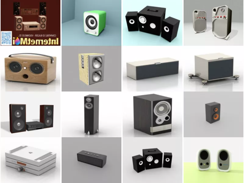 Top 16 Free 3D Speaker Models Stuff Most Recent 2022
