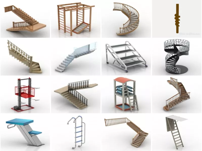 Top 16 Free 3D Stair Models Stuff Most Recent 2022