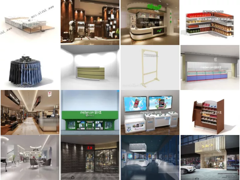 Top 16 Free 3D Store Models Resources Latest 2022