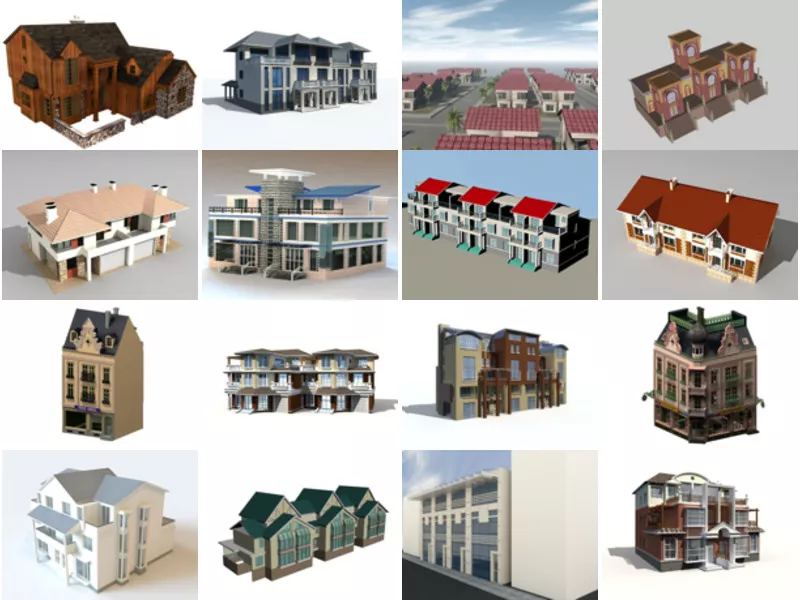 Top 16 Townhome 3D Models Most Recent 2022