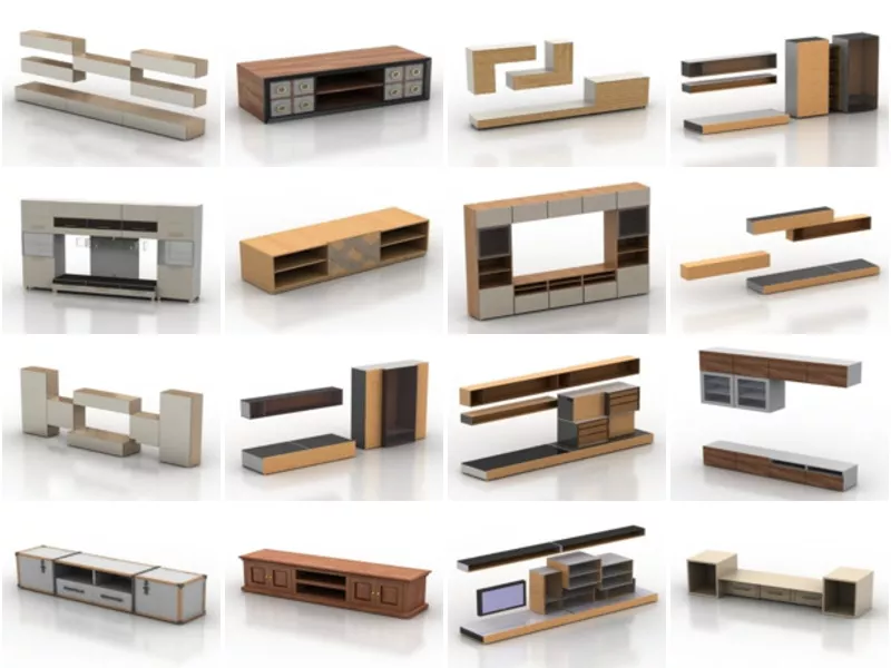 Top 16 Tv Rack 3D Models Newest 2022