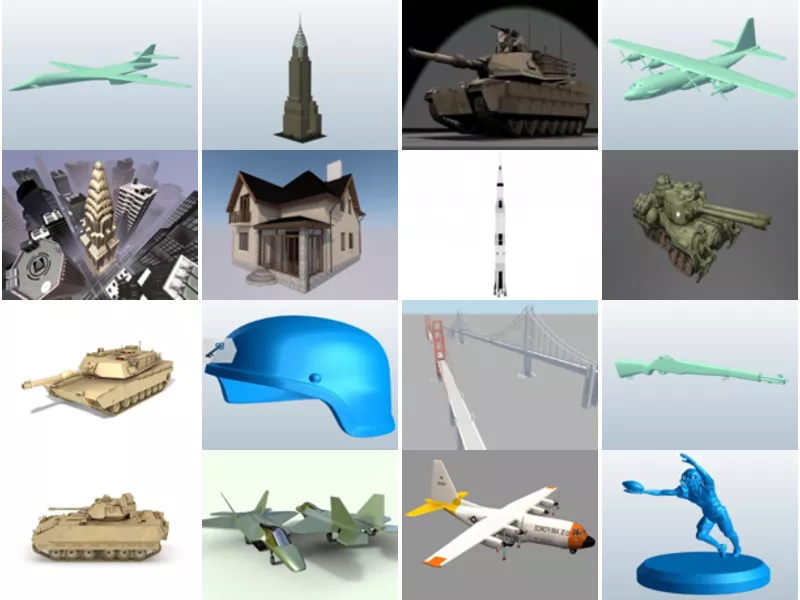 Top 16 Usa 3D Models Resources Most Recent 2022