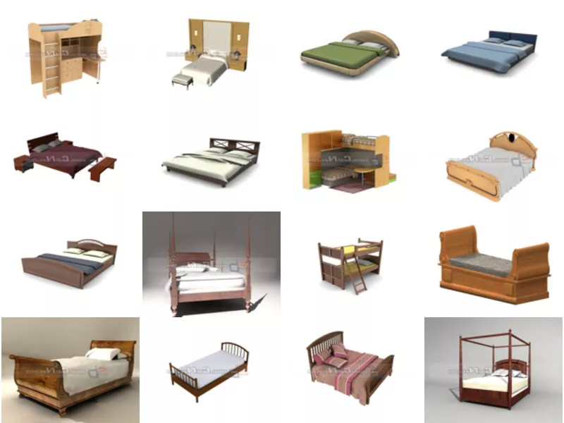 Top 16 Wood Beds 3D Models Stuff Latest 2022