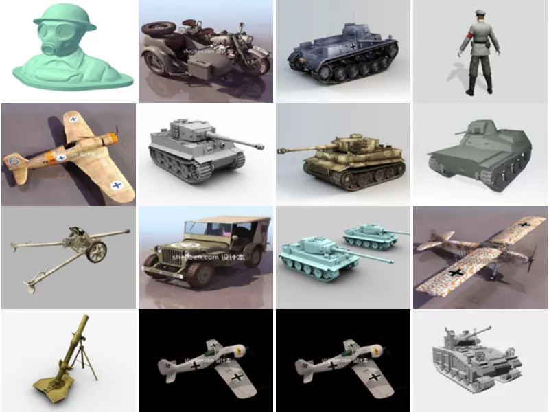 Top 16 Free 3D Ww2 Models Stuff Most Recent 2022