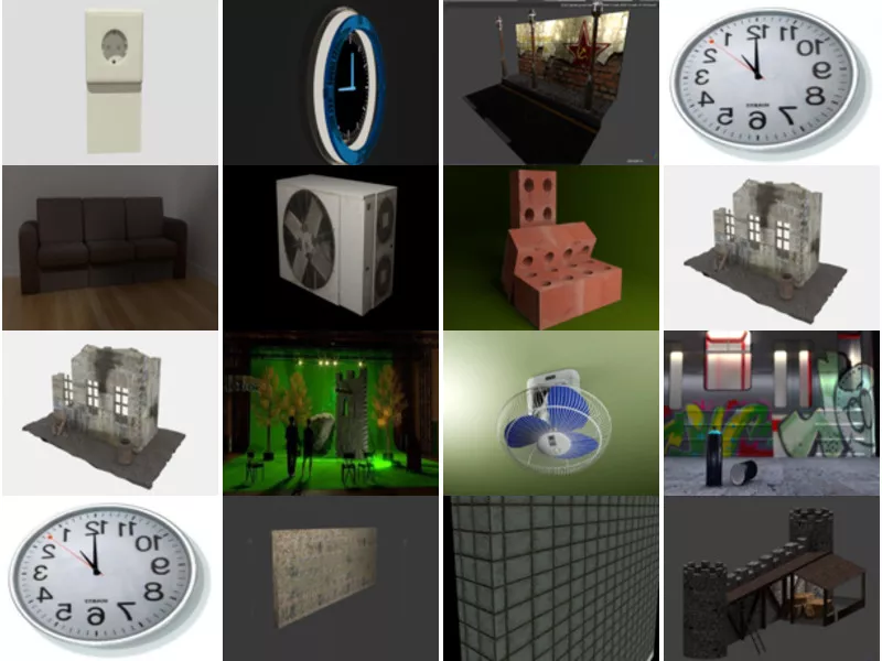 Top 17 Blender Wall 3D Models Latest 2022