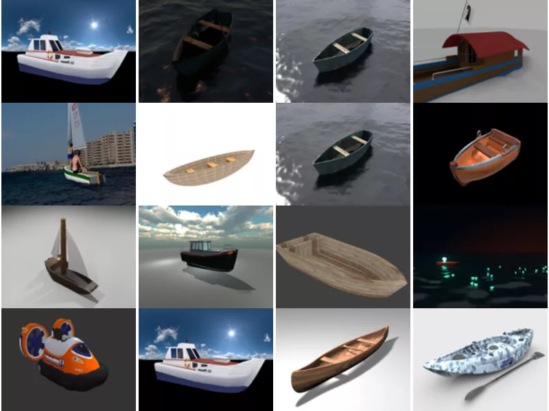 Top 18 Blender Boat 3D Models Latest 2022
