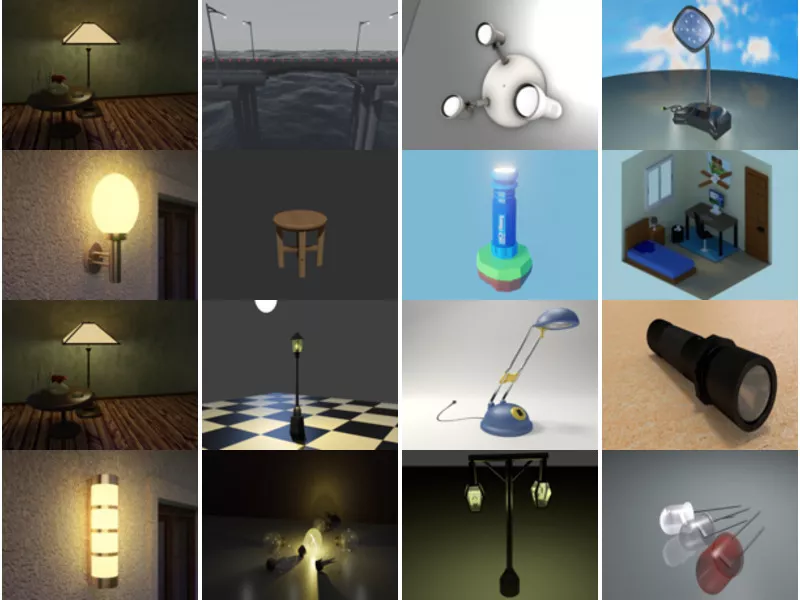Top 18 Blender Lamp 3D Models Resources Newest 2022