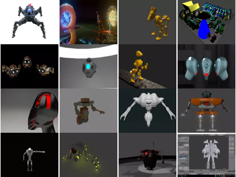 Top 18 Blender Robot 3D Models Most Recent 2022