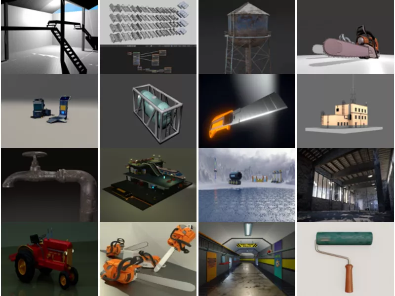 Top 19 Blender Industrial 3D Models Most Recent 2022