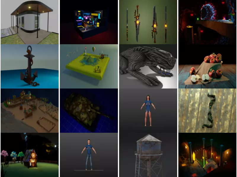 Top 19 Blender Poly 3D Models for Design Latest 2022