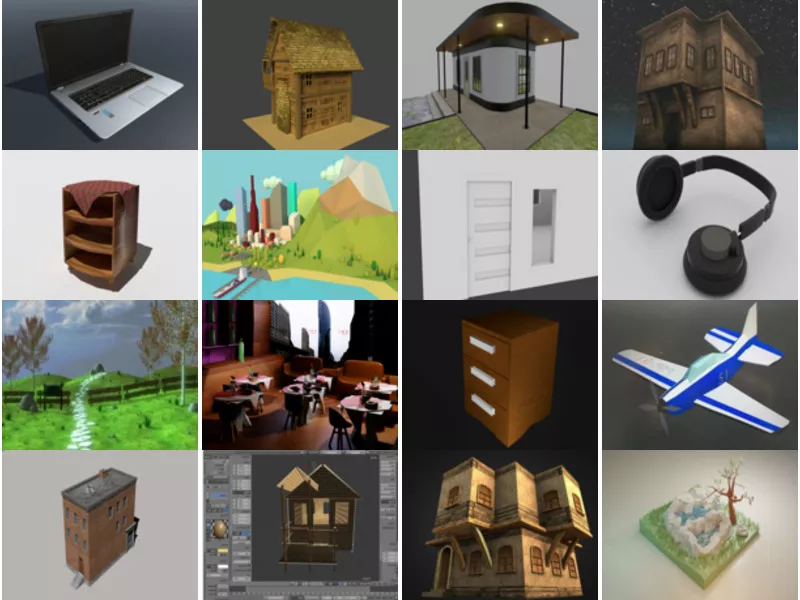 Top 20 Blender Small 3D Models Stuff Most Recent 2022