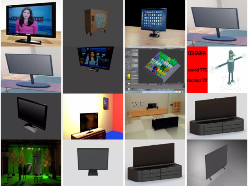 Top 21 Blender Tv 3D Models for Free Latest 2022