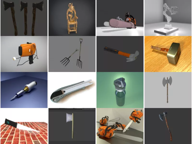 Top 22 Blender Tool 3D Models Stuff Newest 2022