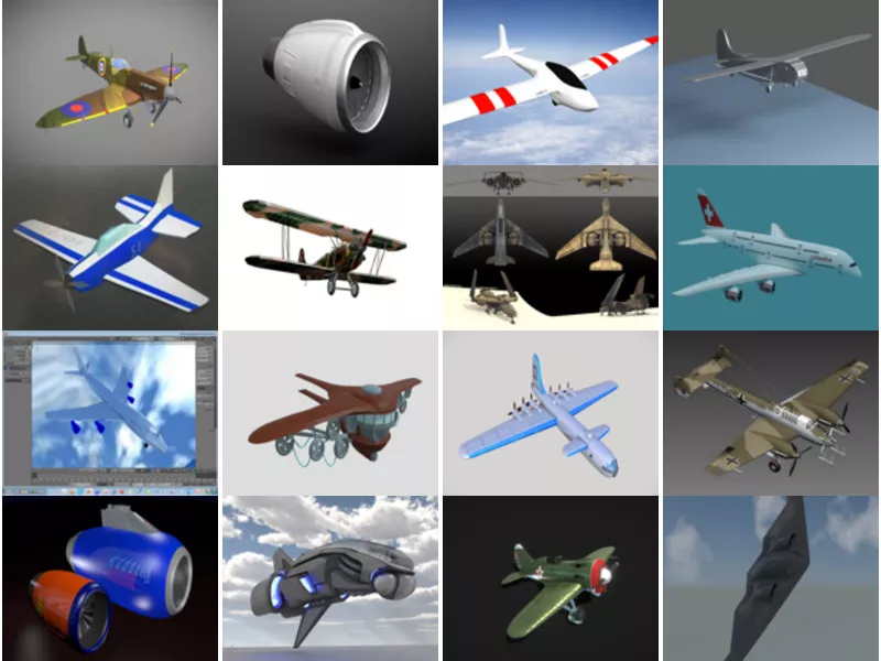 Top 23 Blender Airplane 3D Models Resources Newest 2022