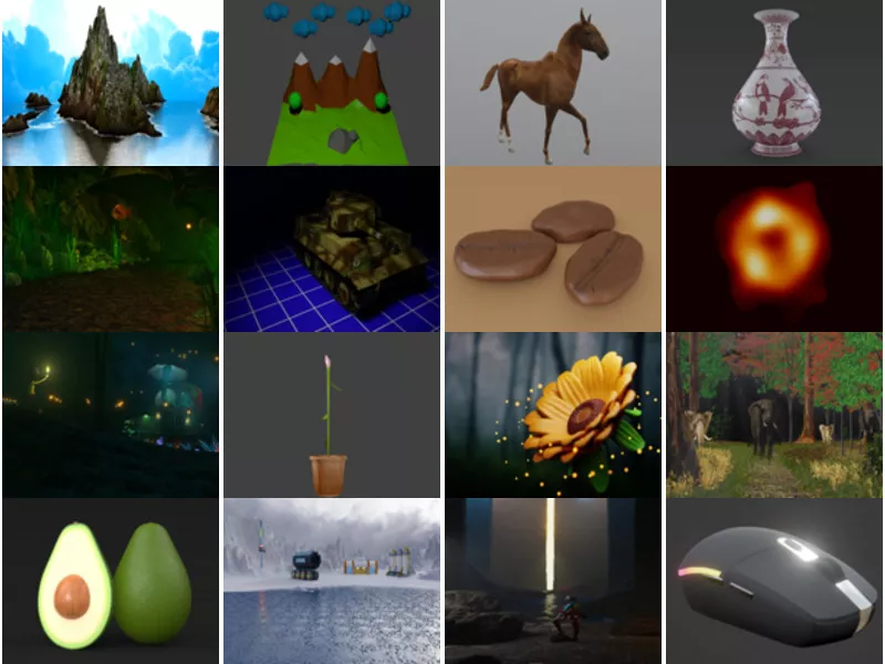 Top 23 Blender Nature 3D Models Newest 2022